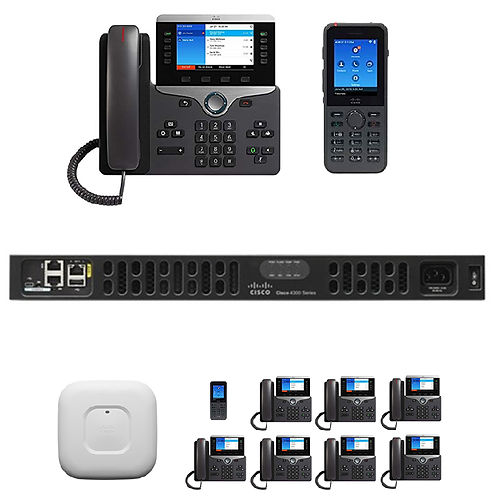 The 10 Wireless - Cisco PBX Phone System - 8821 Wireless & 8841 IP Phones