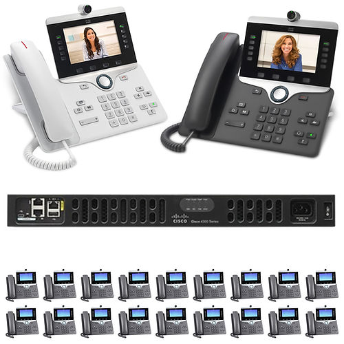 The 20 Video - Complete Cisco Video Phone System with Voicemail & IVR