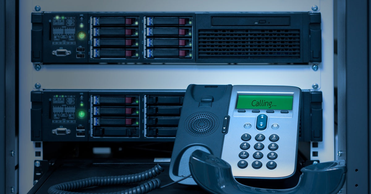 Business phone system with SIP trunking setup